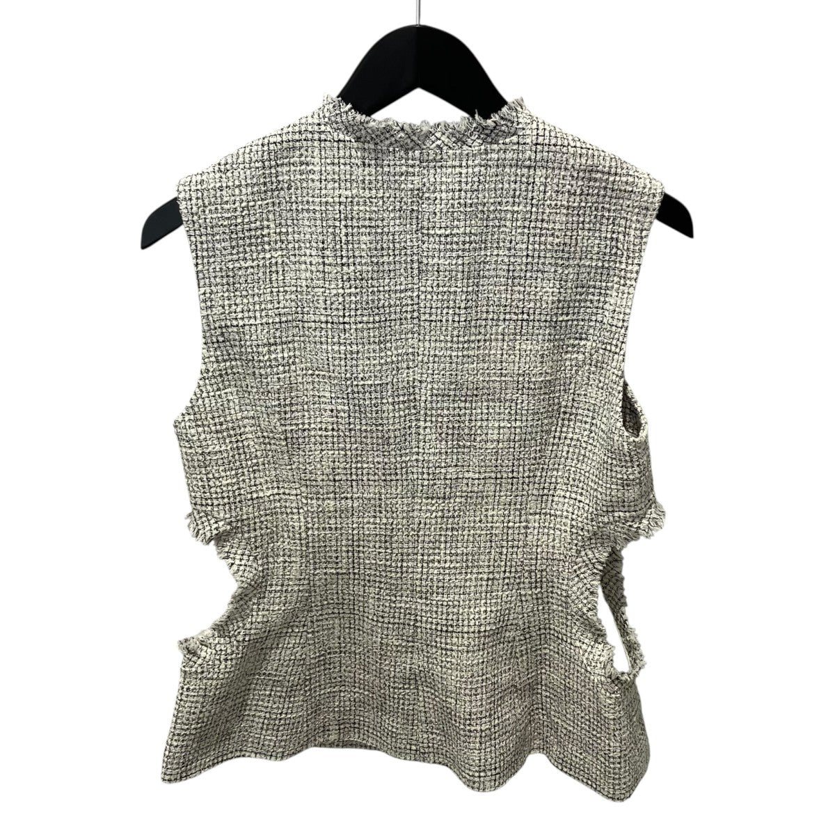 LE CIEL BLEU Tweed Topツイードブラウス26A63203 古着・中古-2枚目のアイテム画像