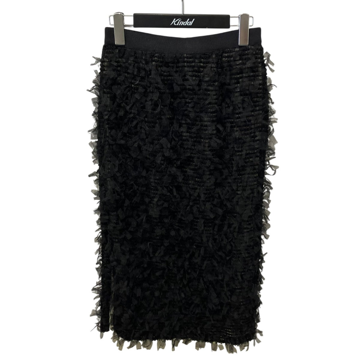 LE CIEL BLEU Tape Yarn Shirring Skirt27S67405 古着・中古-1枚目のアイテム画像