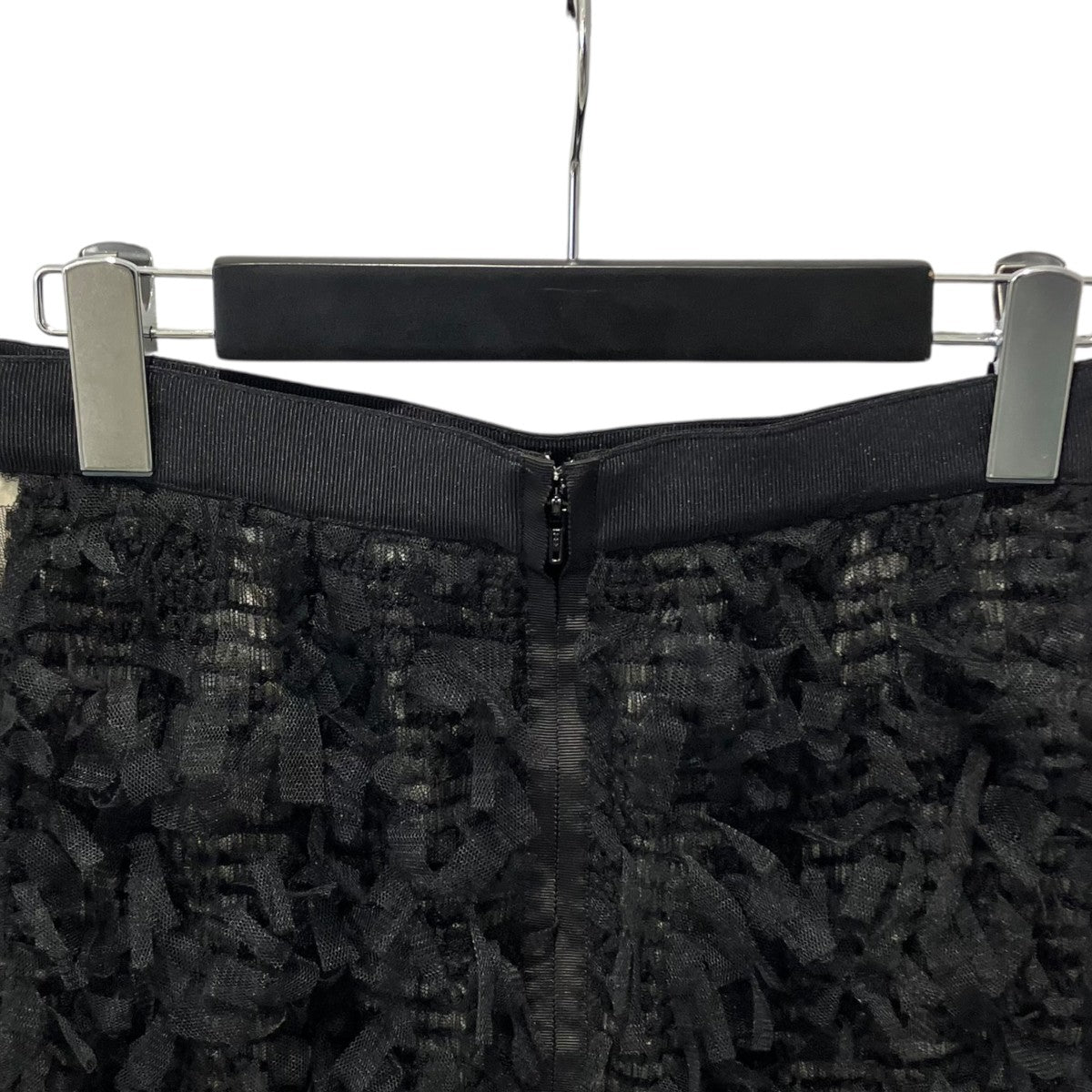 LE CIEL BLEU Tape Yarn Shirring Skirt27S67405 古着・中古-4枚目のアイテム画像
