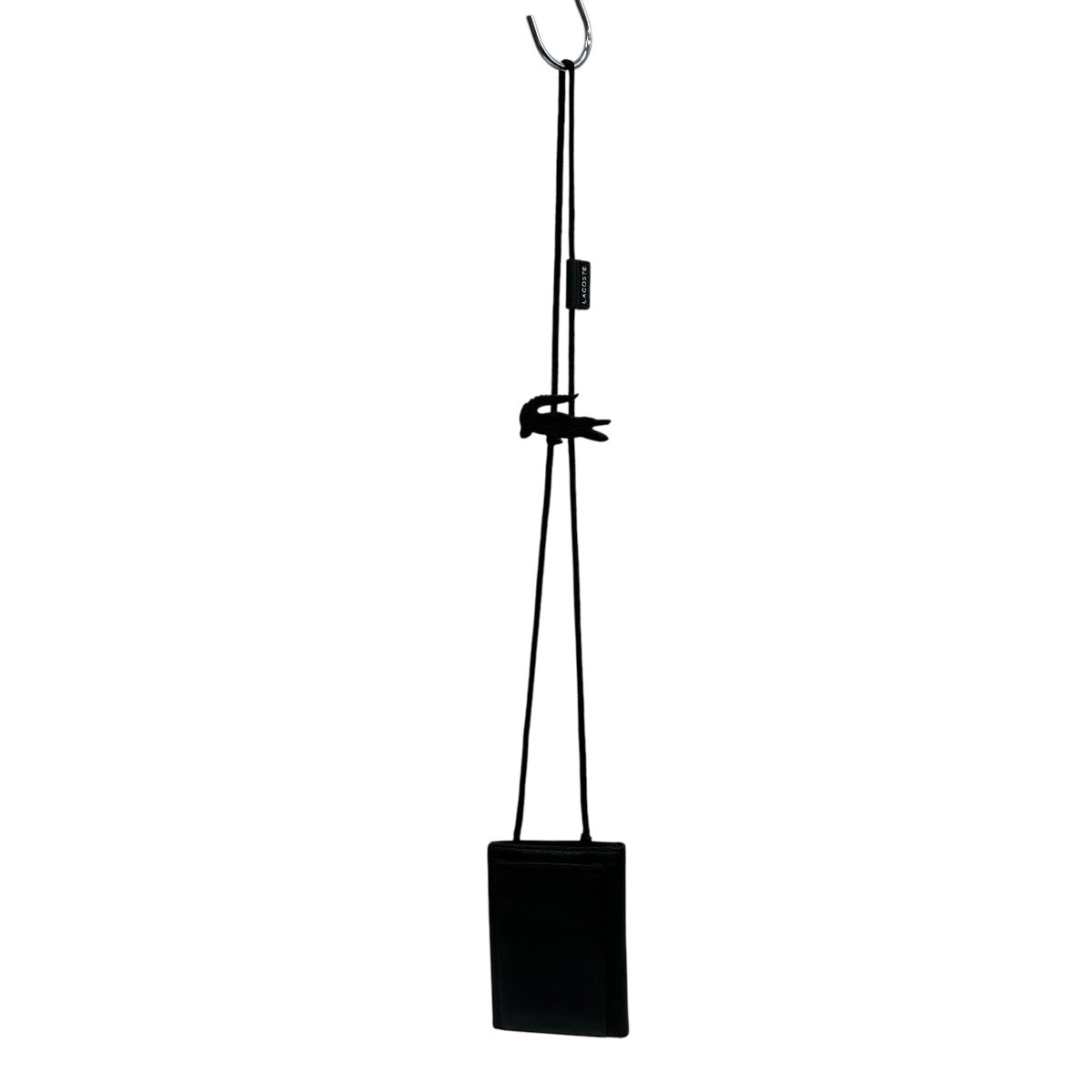 LACOSTE ウィズアクロックカードアンドモバイルケースショルダーバッグ 古着・中古-1枚目のアイテム画像