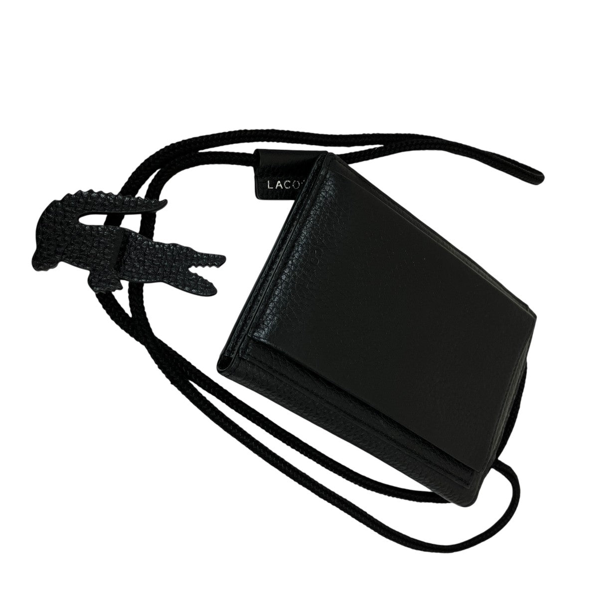 LACOSTE ウィズアクロックカードアンドモバイルケースショルダーバッグ 古着・中古-3枚目のアイテム画像