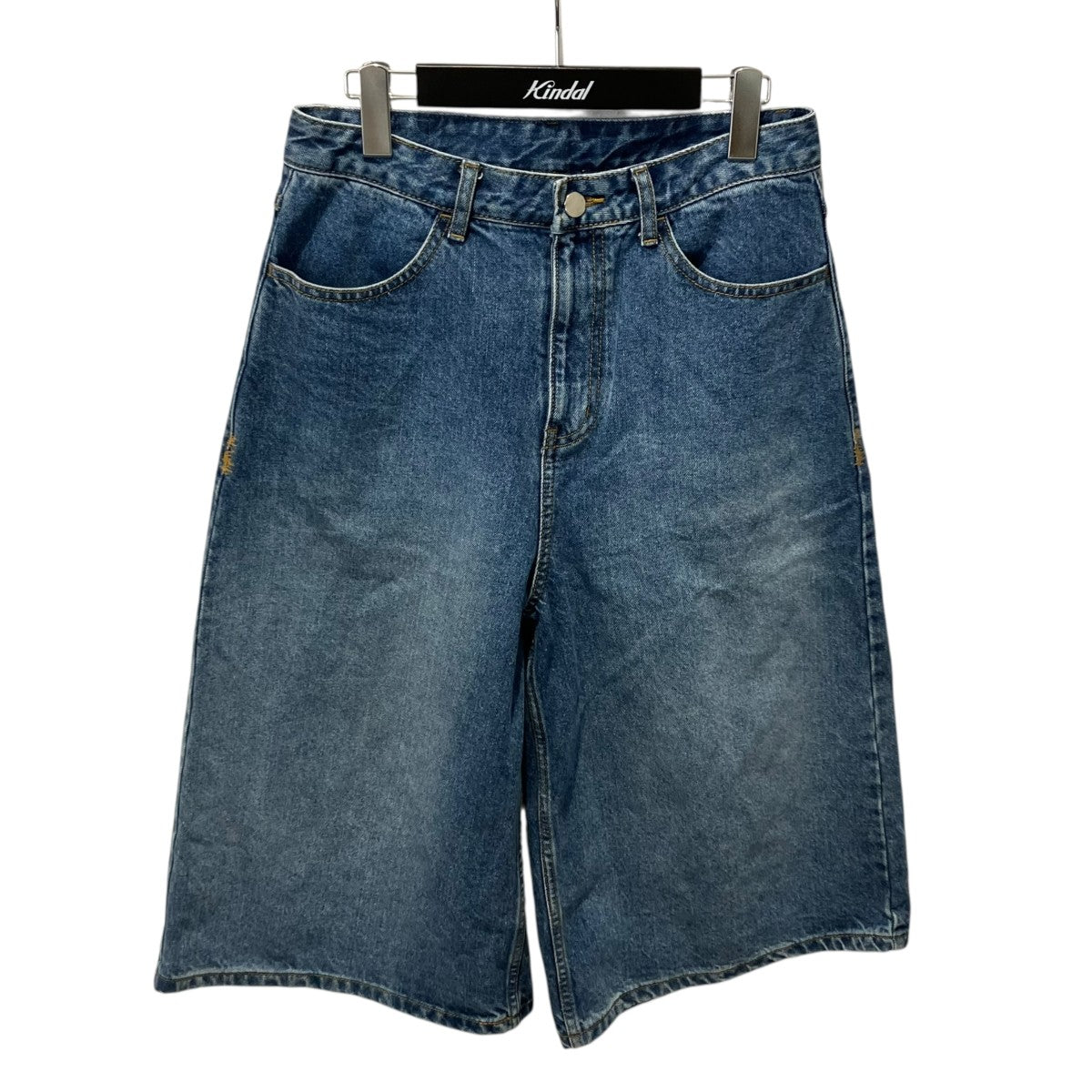 ADER error Sig; SV Tag short jeans 01デニムショートパンツBN42FYJE0201BL 古着・中古-1枚目のアイテム画像