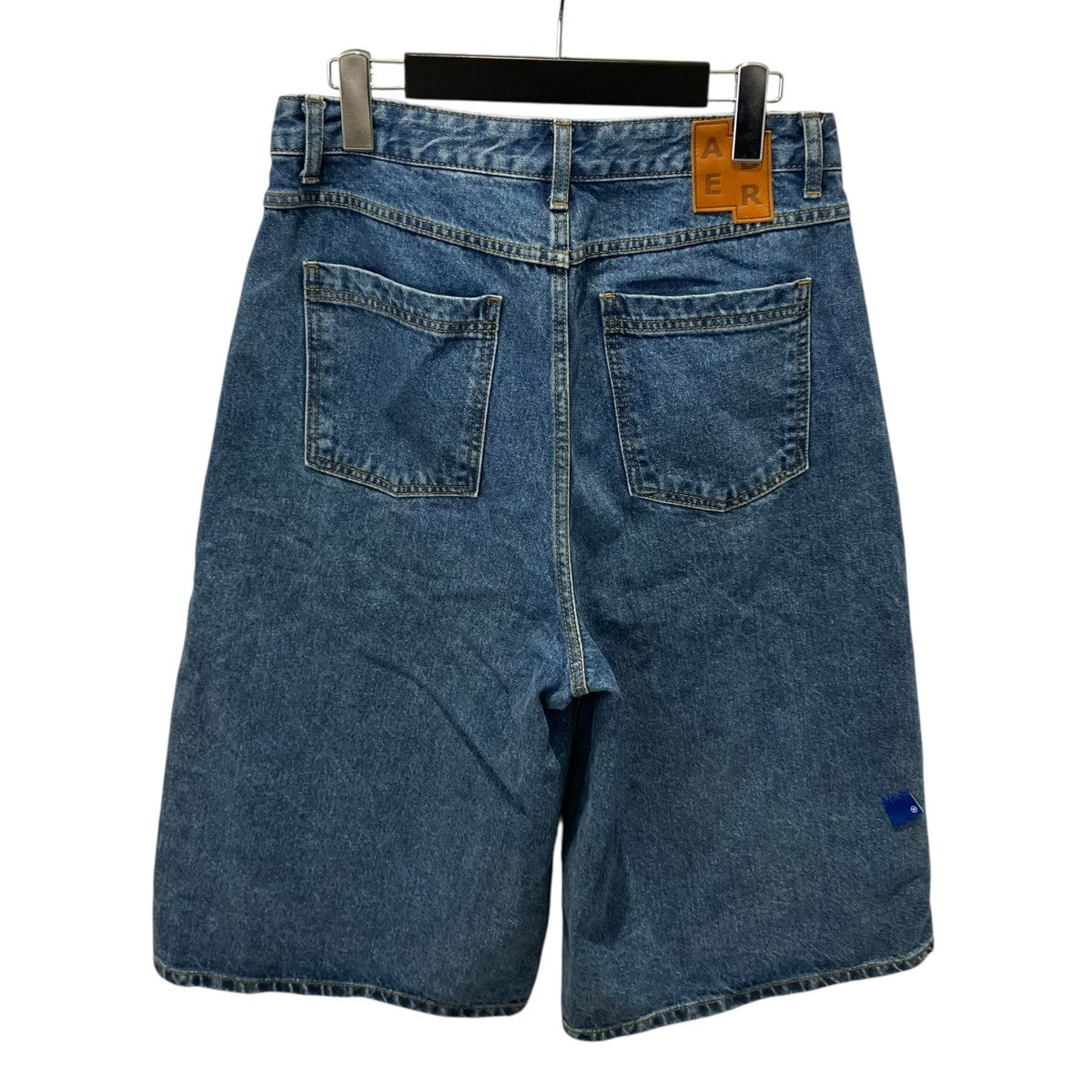 ADER error Sig; SV Tag short jeans 01デニムショートパンツBN42FYJE0201BL 古着・中古-2枚目のアイテム画像