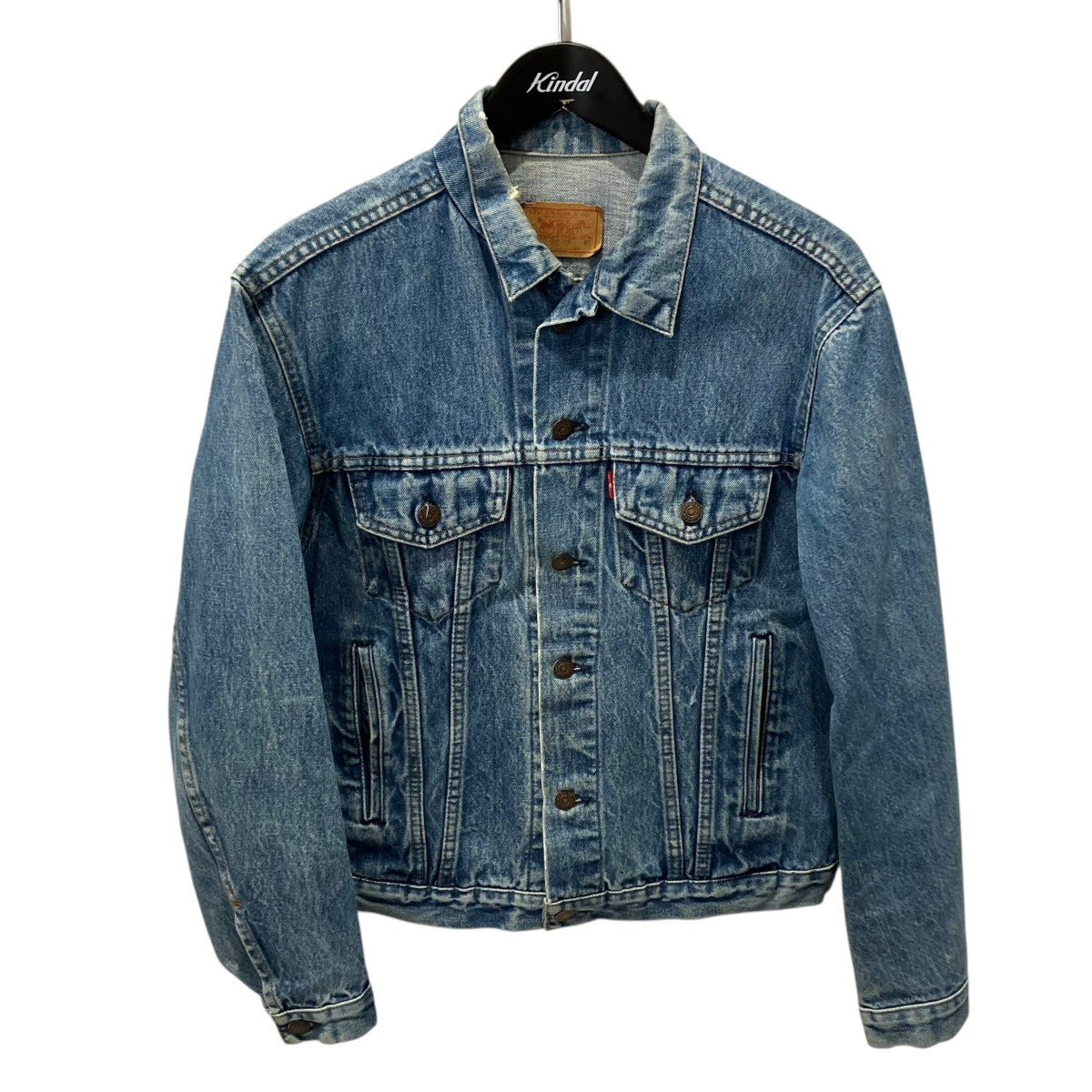 LEVI’S ボタン裏276 ﾌﾗﾝｽ製／ﾕｰﾛﾘｰﾊﾞｲｽデニムジャケット70370-0216 古着・中古-1枚目のアイテム画像