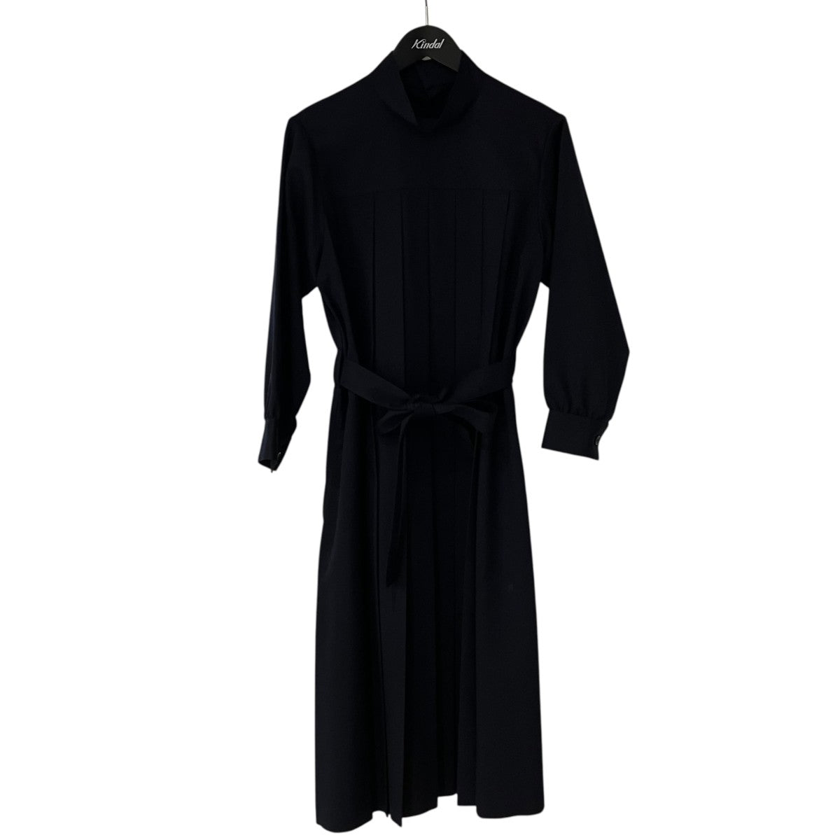 tricot COMME des GARCONS バックプリーツベルト付きシャツドレスTE-C001 古着・中古-1枚目のアイテム画像