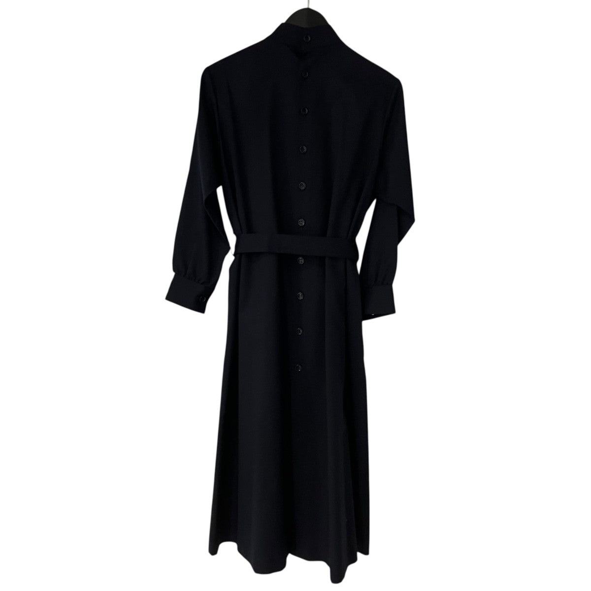 tricot COMME des GARCONS バックプリーツベルト付きシャツドレスTE-C001 古着・中古-2枚目のアイテム画像