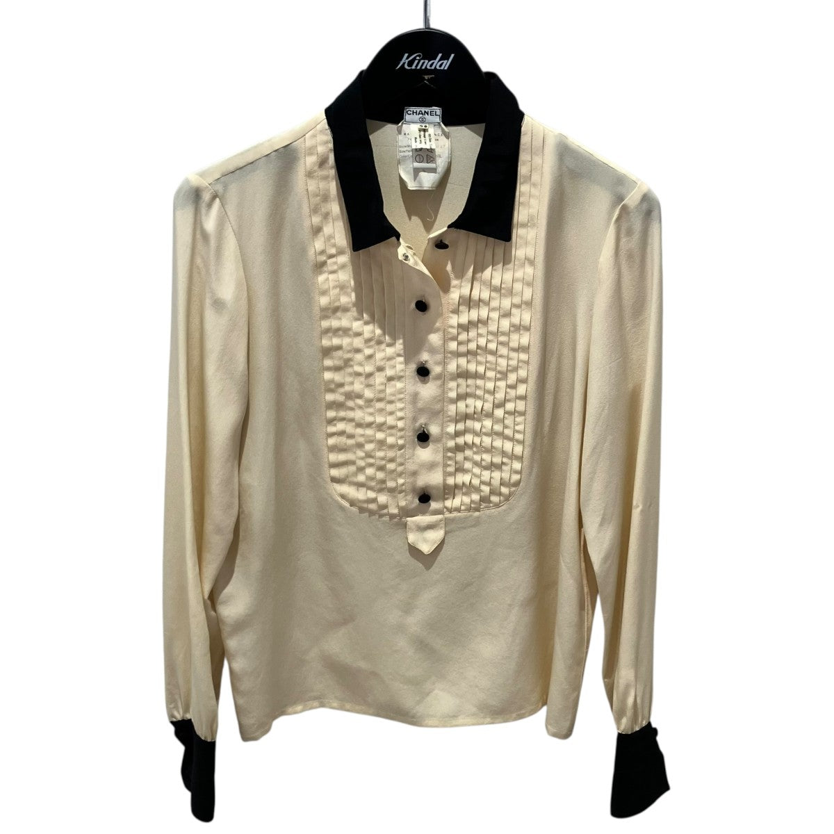 VINTAGE SILK BLOUSEフリルブラウス78226