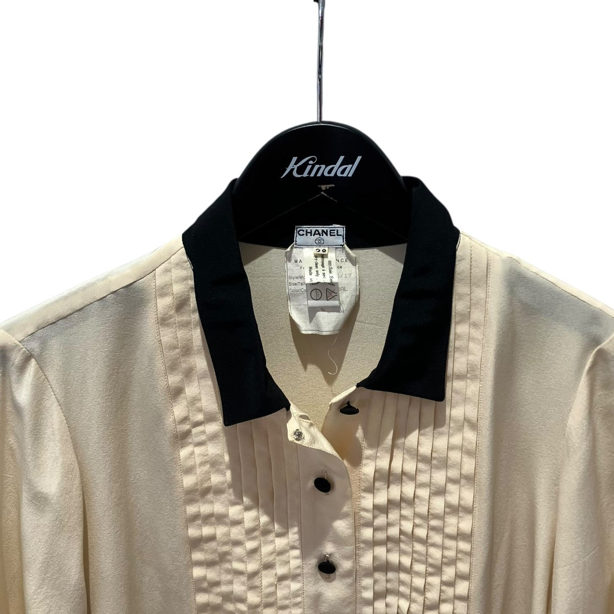 VINTAGE SILK BLOUSEフリルブラウス78226