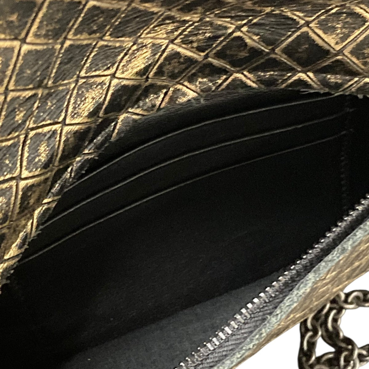 BOTTEGA VENETA インチレッチオ ミラージュ チェーンショルダーバッグ 古着・中古-5枚目のアイテム画像