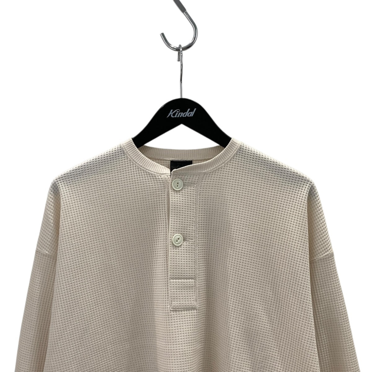 DAIWA PIER39 TECH THERMAL HENLEY CREW L SヘンリーネックカットソーBE-33023W 古着・中古-2枚目のアイテム画像