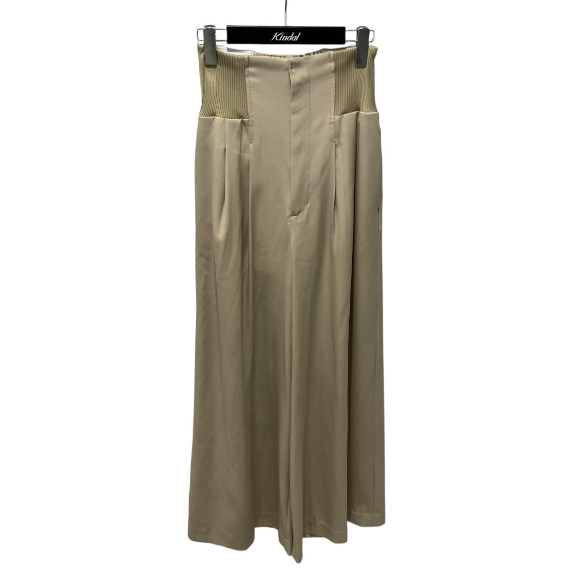 COCODEAL 26SSコルセットリブワイドパンツワイドパンツ76216206 古着・中古-1枚目のアイテム画像