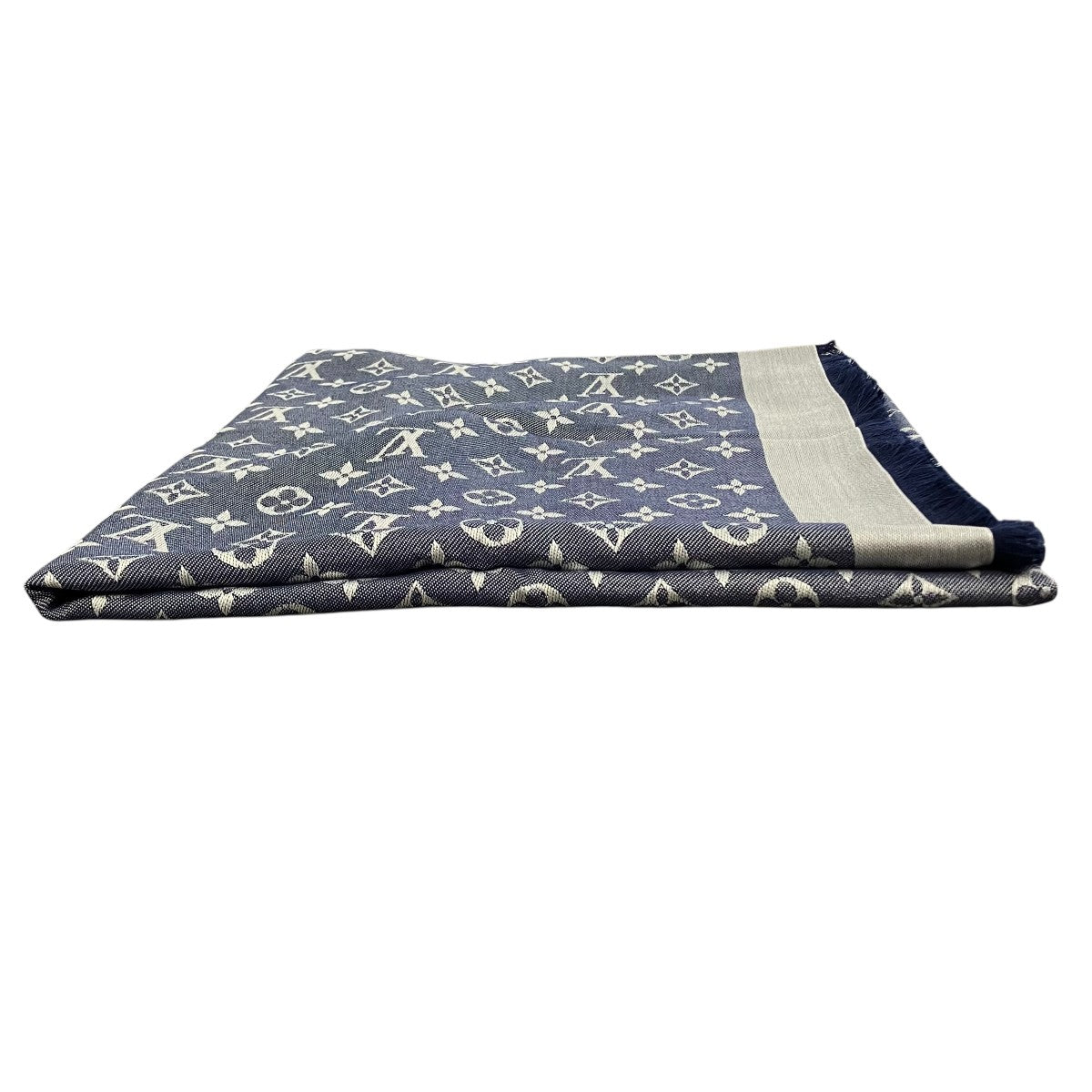 LOUIS VUITTON ショール モノグラム デニムM71376 古着・中古-3枚目のアイテム画像