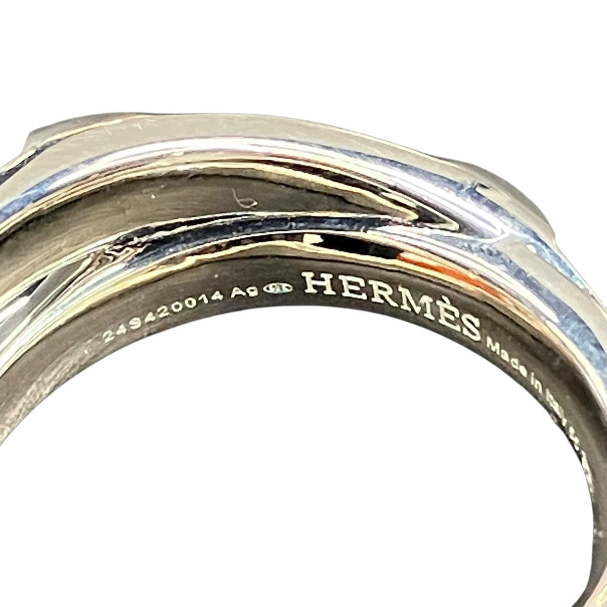 HERMES 26SSクルードゥーH ダブルラウンドリング 古着・中古-3枚目のアイテム画像