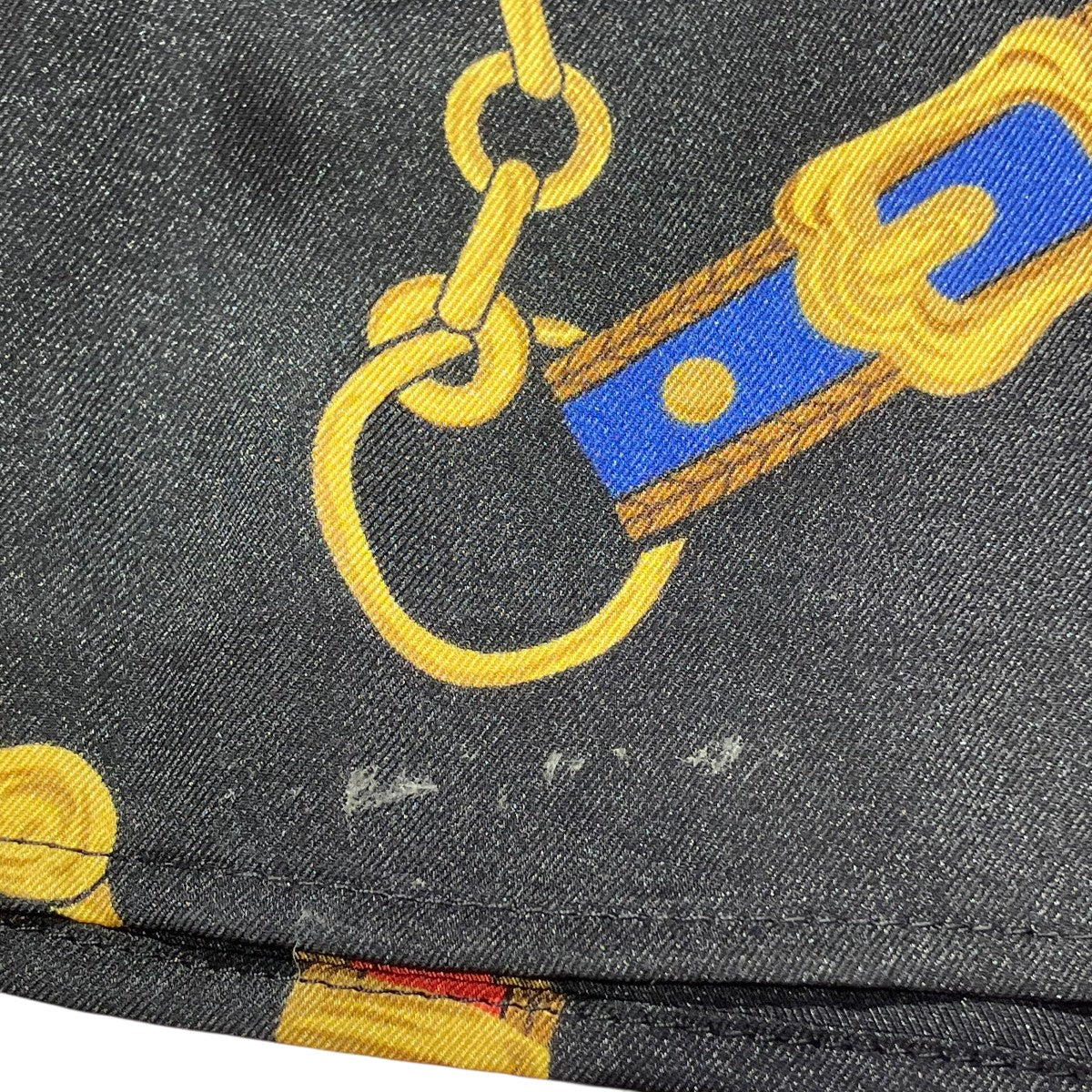LAUREN RALPH LAUREN チェーンスカーフ柄イージーパンツワイドパンツ 古着・中古-9枚目のアイテム画像