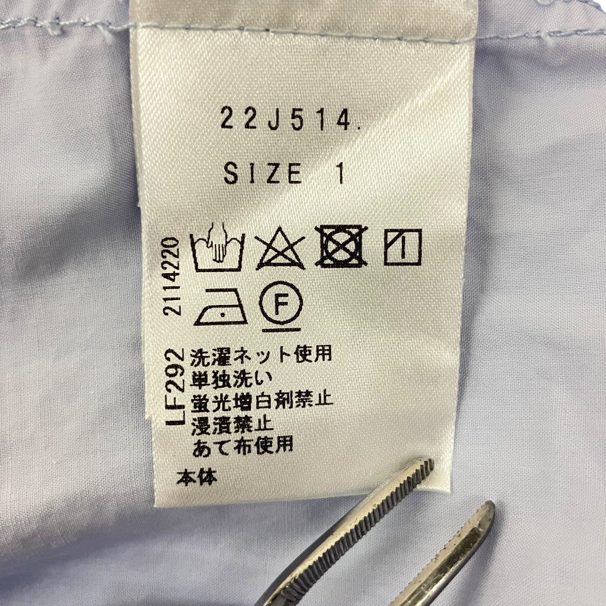 チュールドッキングシャツワンピース