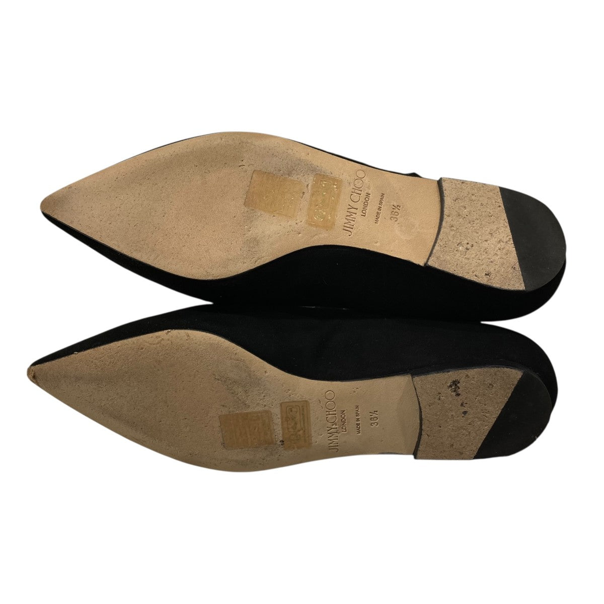 JIMMY CHOO(ジミーチュウ) クリスタルバックル ポインテッドトゥ