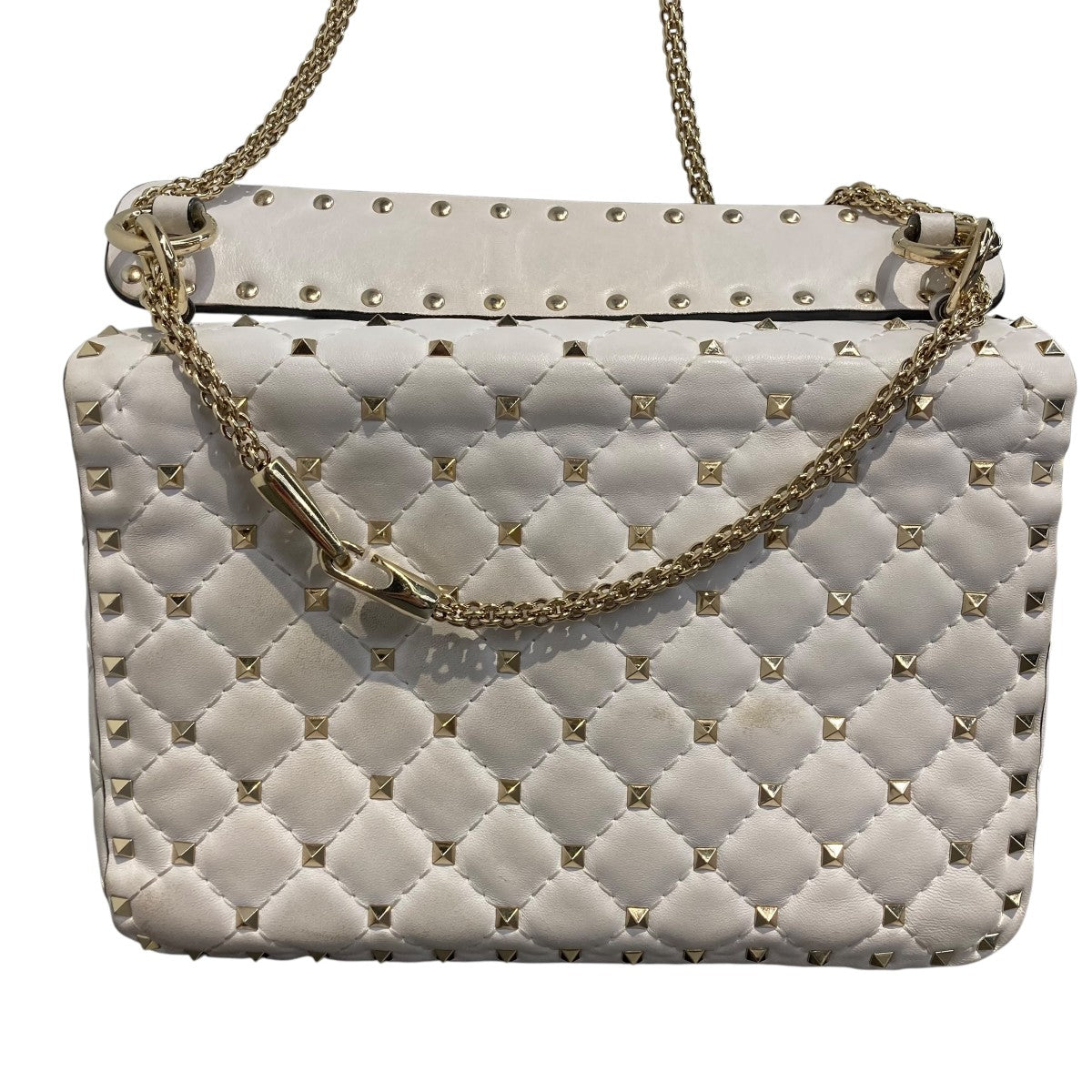 VALENTINO ロックスタッズスパイク チェーンショルダーバッグ 古着・中古-4枚目のアイテム画像