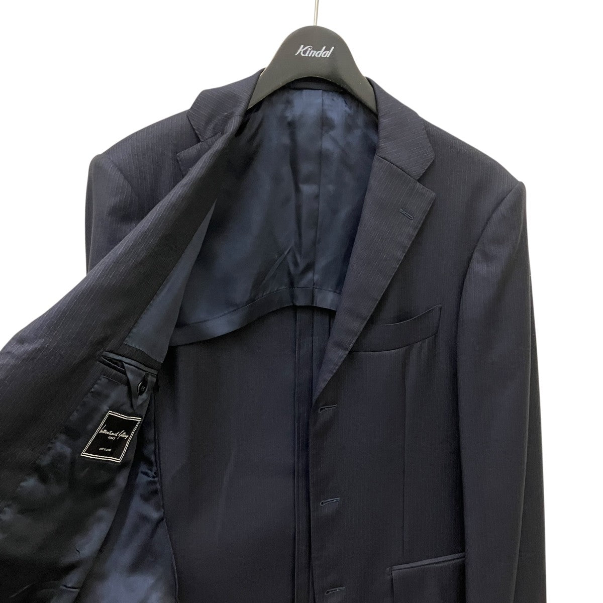 International Gallery×BEAMS ストライプセットアップスーツ23-17-0870-015 古着・中古-4枚目のアイテム画像