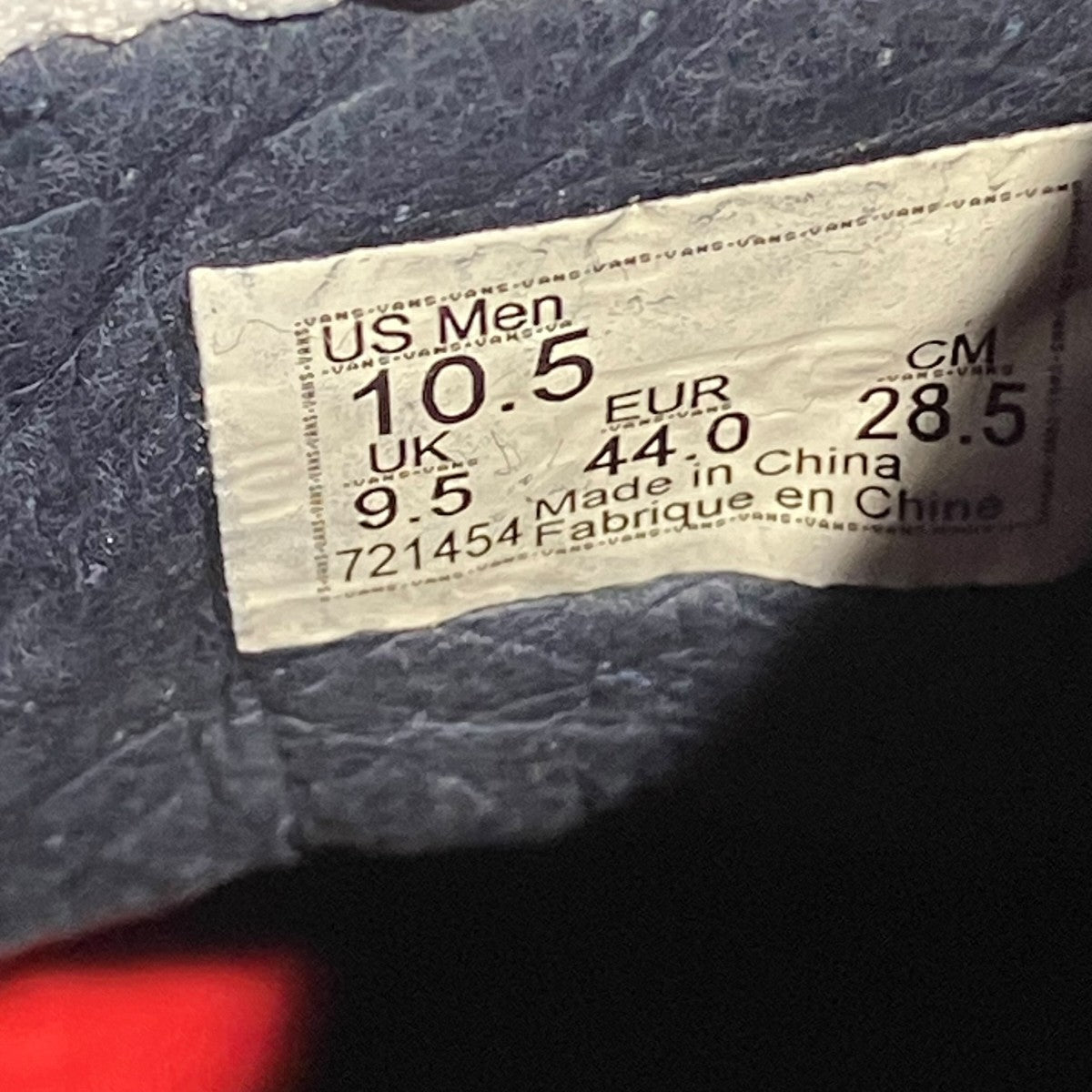 VANS×Supreme SK8-HI REISSUE PRハイカットスニーカーVN0A38Z32DD 古着・中古-8枚目のアイテム画像