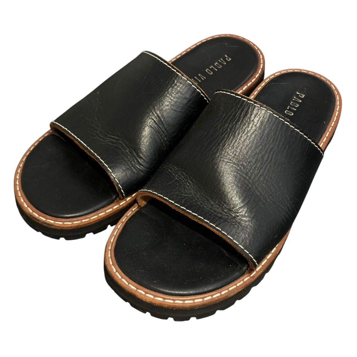 pablo vinci Leather shower sandalsサンダルpbl-23ss-ac01 古着・中古-1枚目のアイテム画像