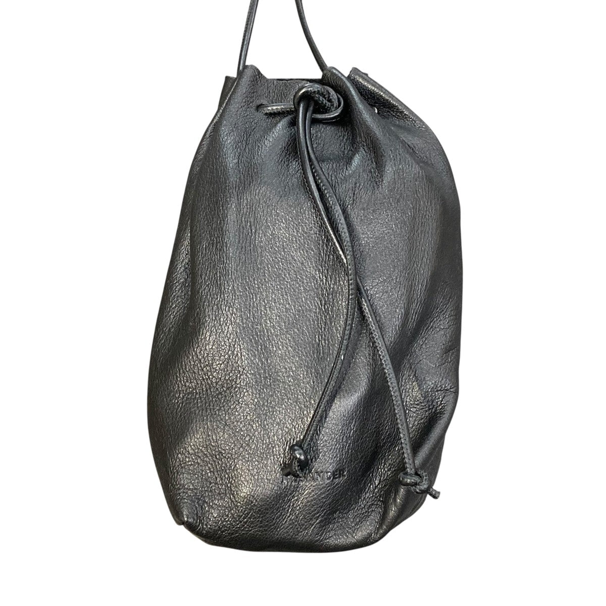 JIL SANDER(ジルサンダー) ドローストリング巾着バッグ ブラック