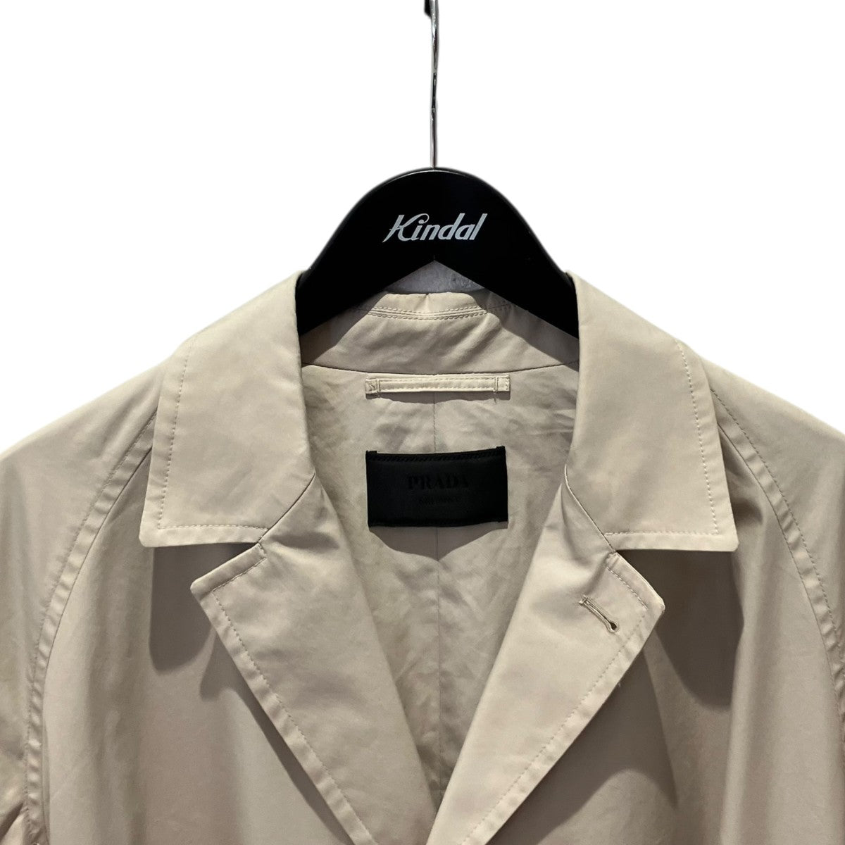 PRADA(プラダ) 23SSシングルブレスト ダブルポプリン コートSGC214