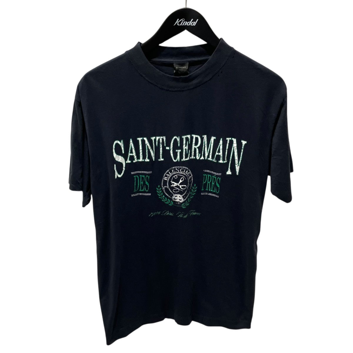 BALENCIAGA デトロイト加工 SAINT GENTLEMANTシャツ809122 古着・中古-1枚目のアイテム画像