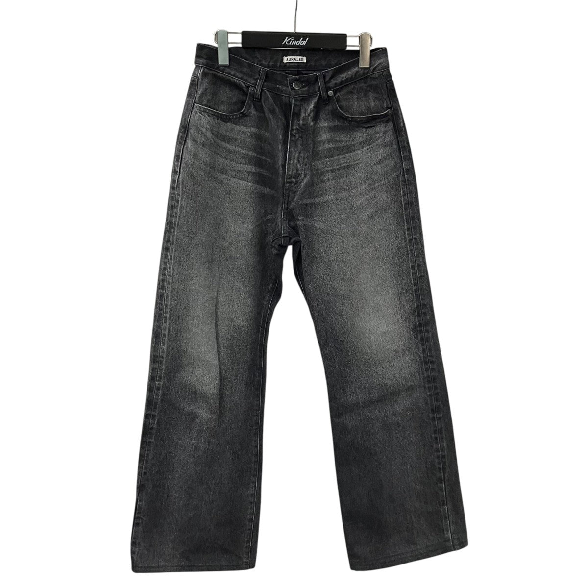 AURALEE SELVEDGE FADED HEAVY DENIM PANTSデニムパンツA24AP03DH 古着・中古-1枚目のアイテム画像