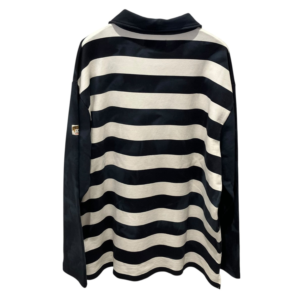 Martine rose(マーティンローズ) ZIP UP POLO ボーダーポロシャツ
