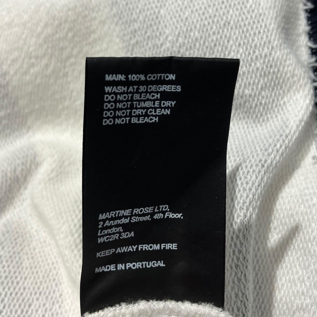Martine rose(マーティンローズ) ZIP UP POLO ボーダーポロシャツ