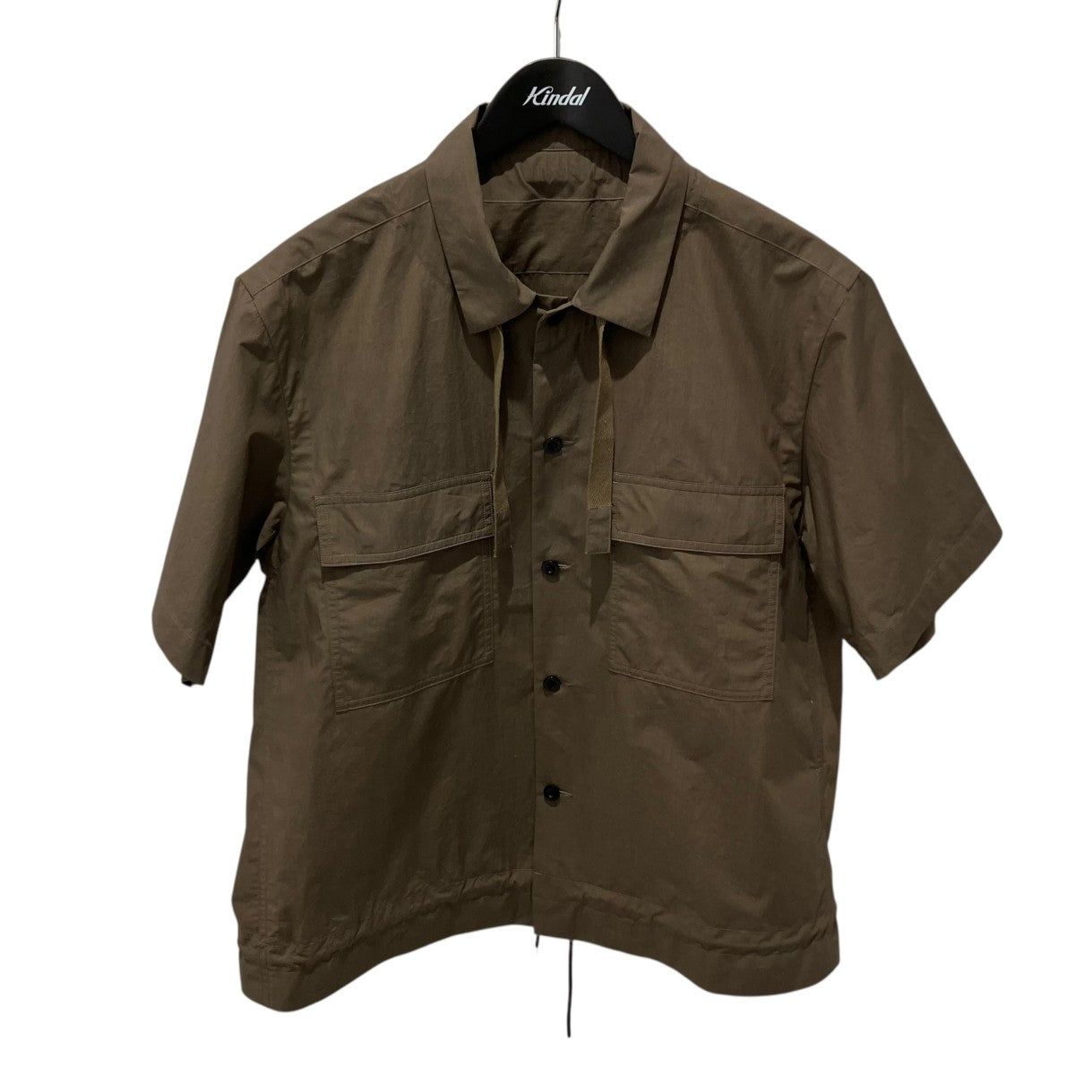 sacai 26SSCotton Typewriter Shirt半袖シャツ26-03922M 古着・中古-1枚目のアイテム画像