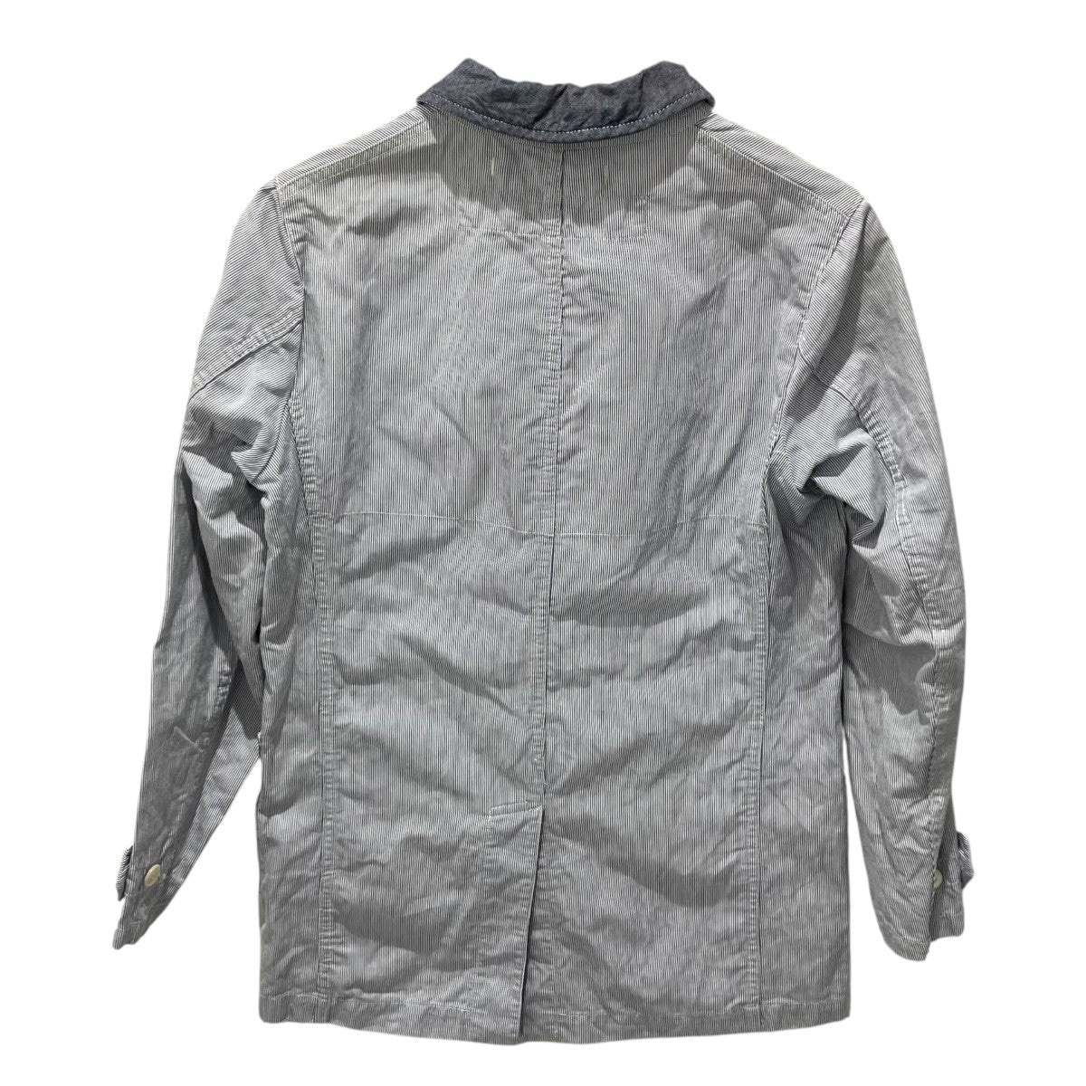 JUNYA WATANABE MAN AD2012ストライプカバーオールWK-C405 古着・中古-2枚目のアイテム画像