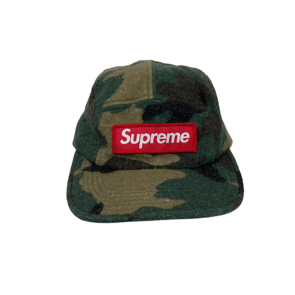 Supreme Camo Wool Camp Capキャップ 古着・中古-1枚目のアイテム画像