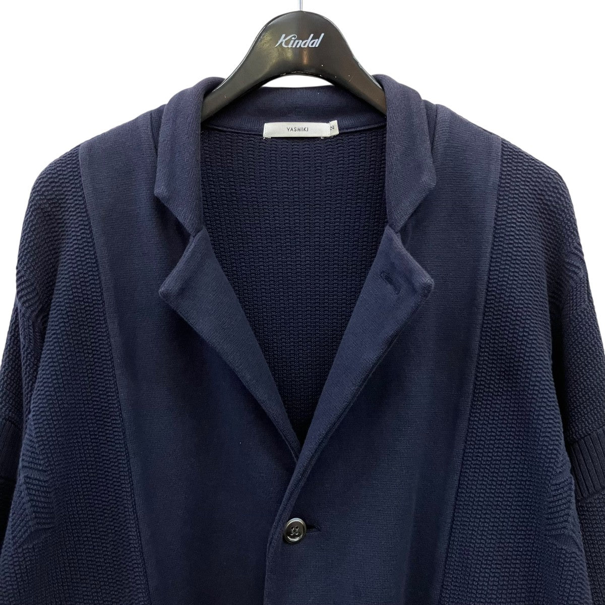 YASHIKI 19SSYukima Knit JacketニットジャケットYSK-19SS-KN01 古着・中古-3枚目のアイテム画像