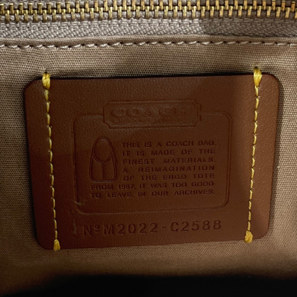 COACH エルゴショルダーバッグm2022-c2588 古着・中古-6枚目のアイテム画像