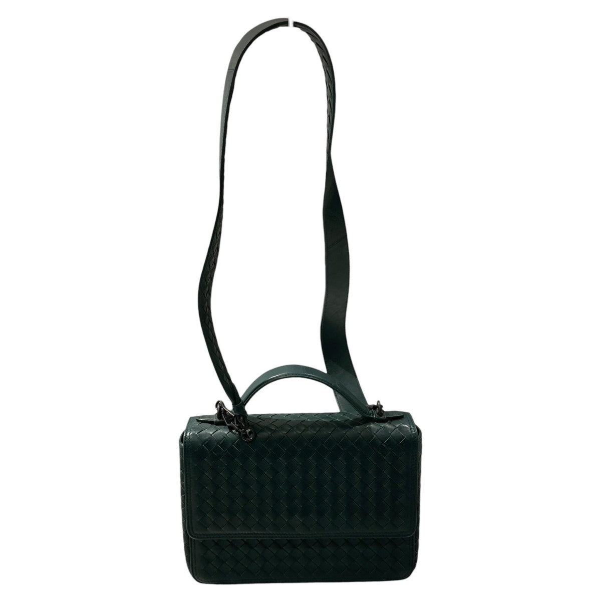 BOTTEGA VENETA イントレチャートトップハンドル2WAYバッグB08135281T 古着・中古-1枚目のアイテム画像