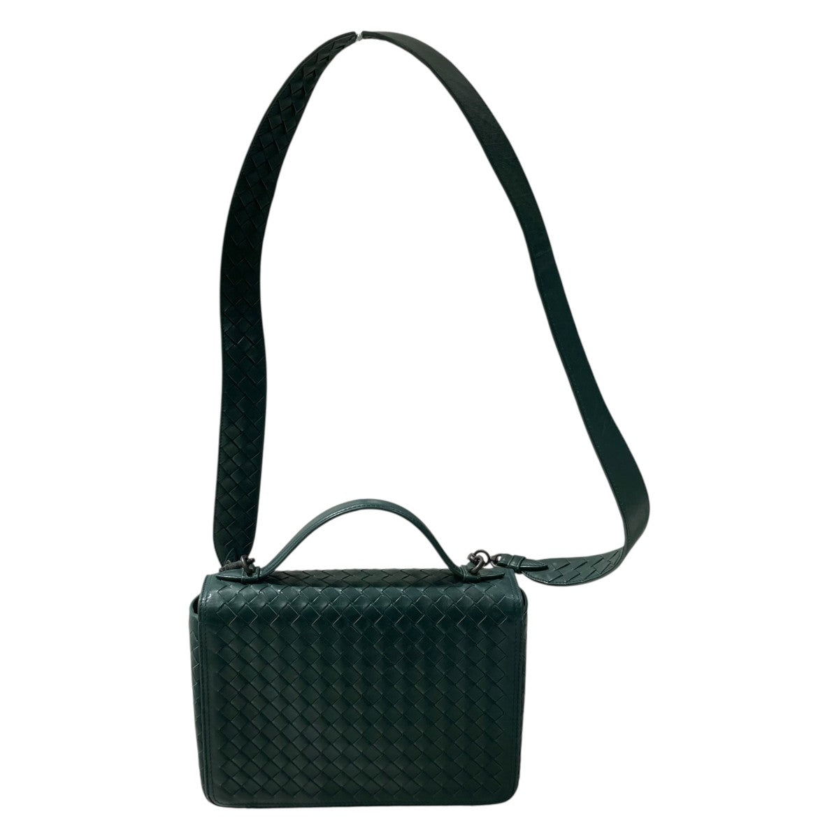 BOTTEGA VENETA イントレチャートトップハンドル2WAYバッグB08135281T 古着・中古-2枚目のアイテム画像