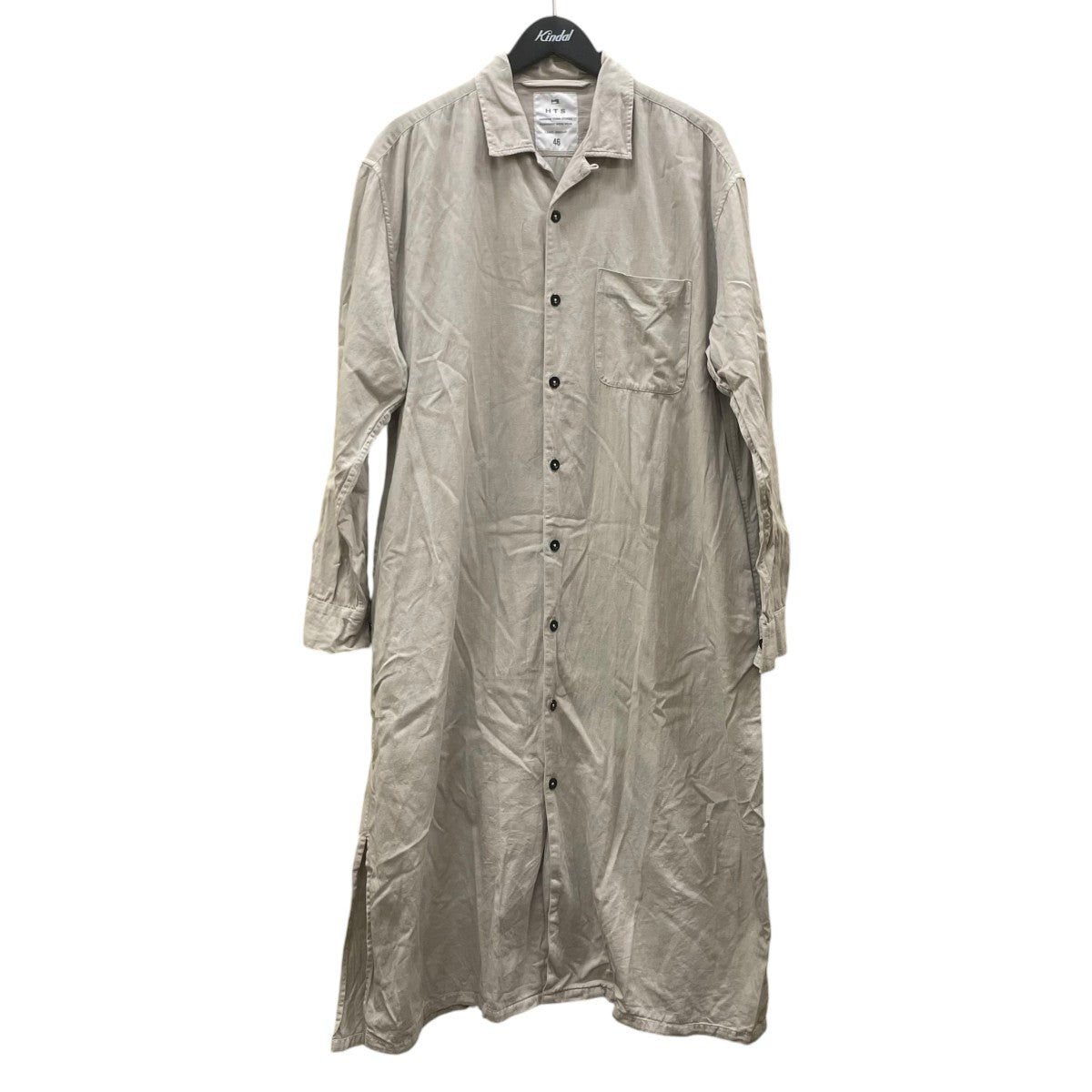 HARROW TOWN STORES オープンカラー 長袖シャツワンピース 古着・中古-1枚目のアイテム画像