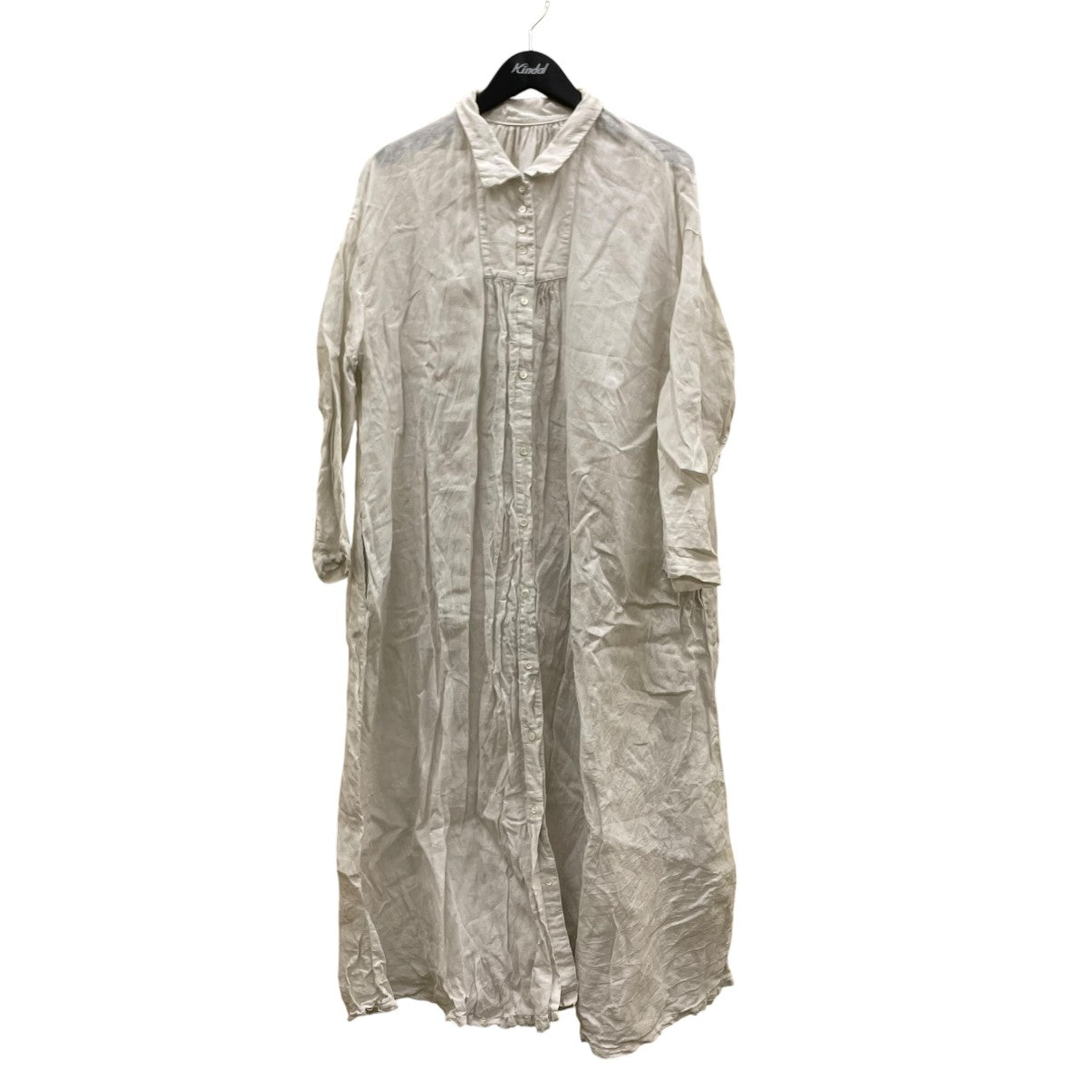 nest Robe 24SS近江晒ブザムシャツドレスシャツワンピースシャツワンピース01241-1044 古着・中古-1枚目のアイテム画像