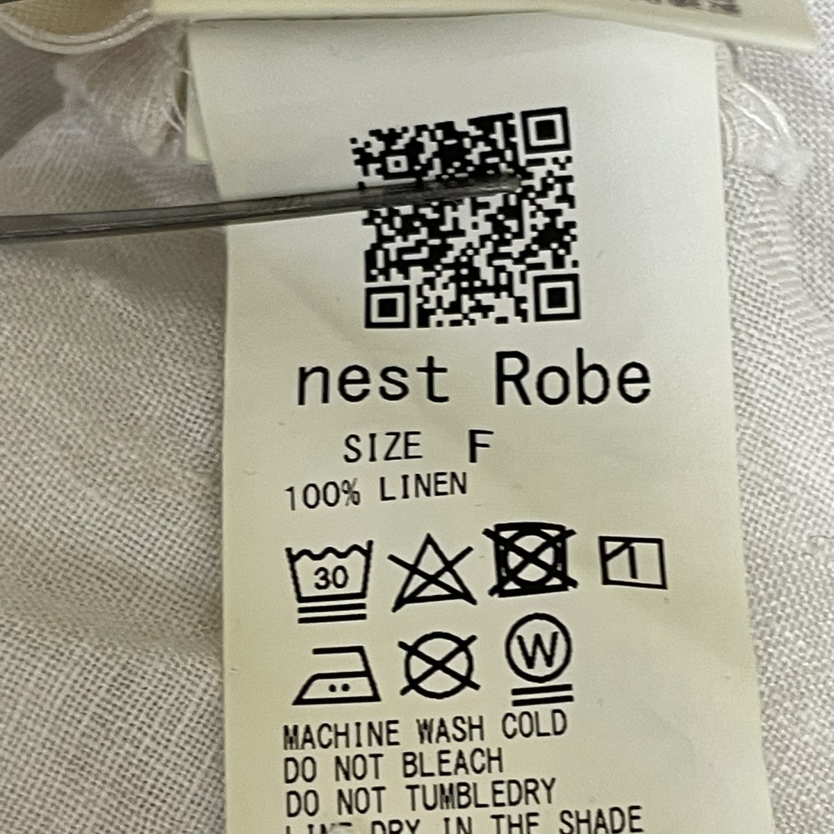 nest Robe 24SS近江晒ブザムシャツドレスシャツワンピースシャツワンピース01241-1044 古着・中古-5枚目のアイテム画像