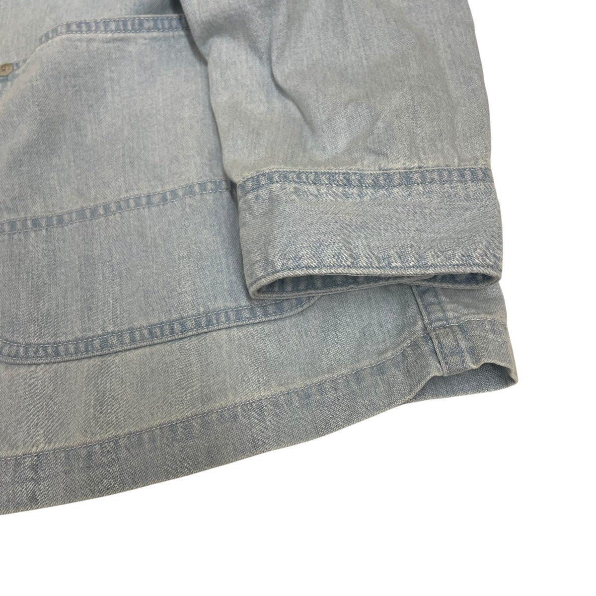 Johnbull 8oz デニム カバーオールシャツジャケットJM232S03 古着・中古-4枚目のアイテム画像