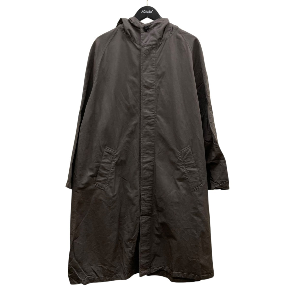 HARROW TOWN STORES フーテッドシャツワンピースコットン リネン フーデッドコート 古着・中古-1枚目のアイテム画像