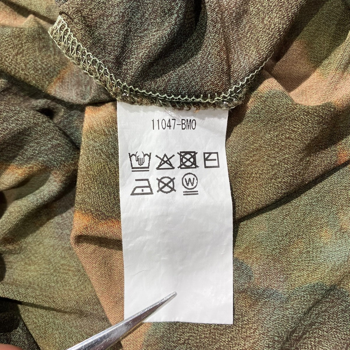 SATISFY CloudMerino T-ShirtウールＴシャツ11047-BMO 古着・中古-7枚目のアイテム画像