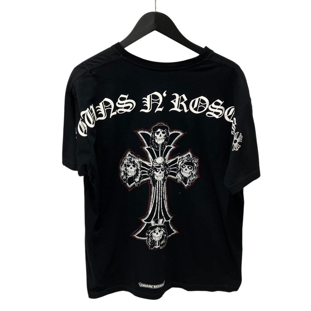 CHROME HEARTS ×Guns N’ Roses SKULL CROSS TEE 古着・中古-2枚目のアイテム画像