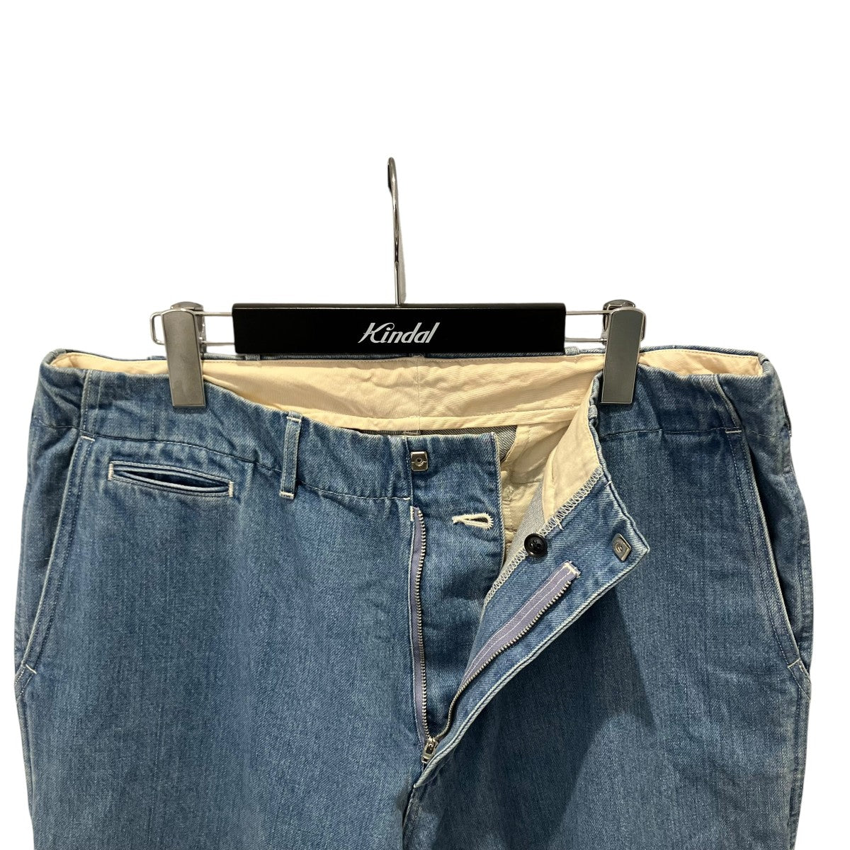 nanamica Wide Denim Pants Indigo BleachデニムパンツSUCS306 古着・中古-3枚目のアイテム画像