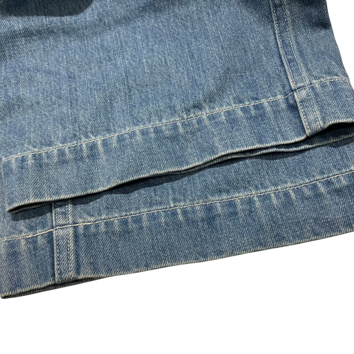 nanamica Wide Denim Pants Indigo BleachデニムパンツSUCS306 古着・中古-4枚目のアイテム画像