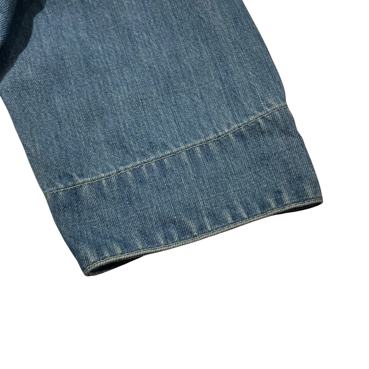 nanamica Denim Jacket INDIGO BLEACHカバーオールSUAS303 古着・中古-4枚目のアイテム画像