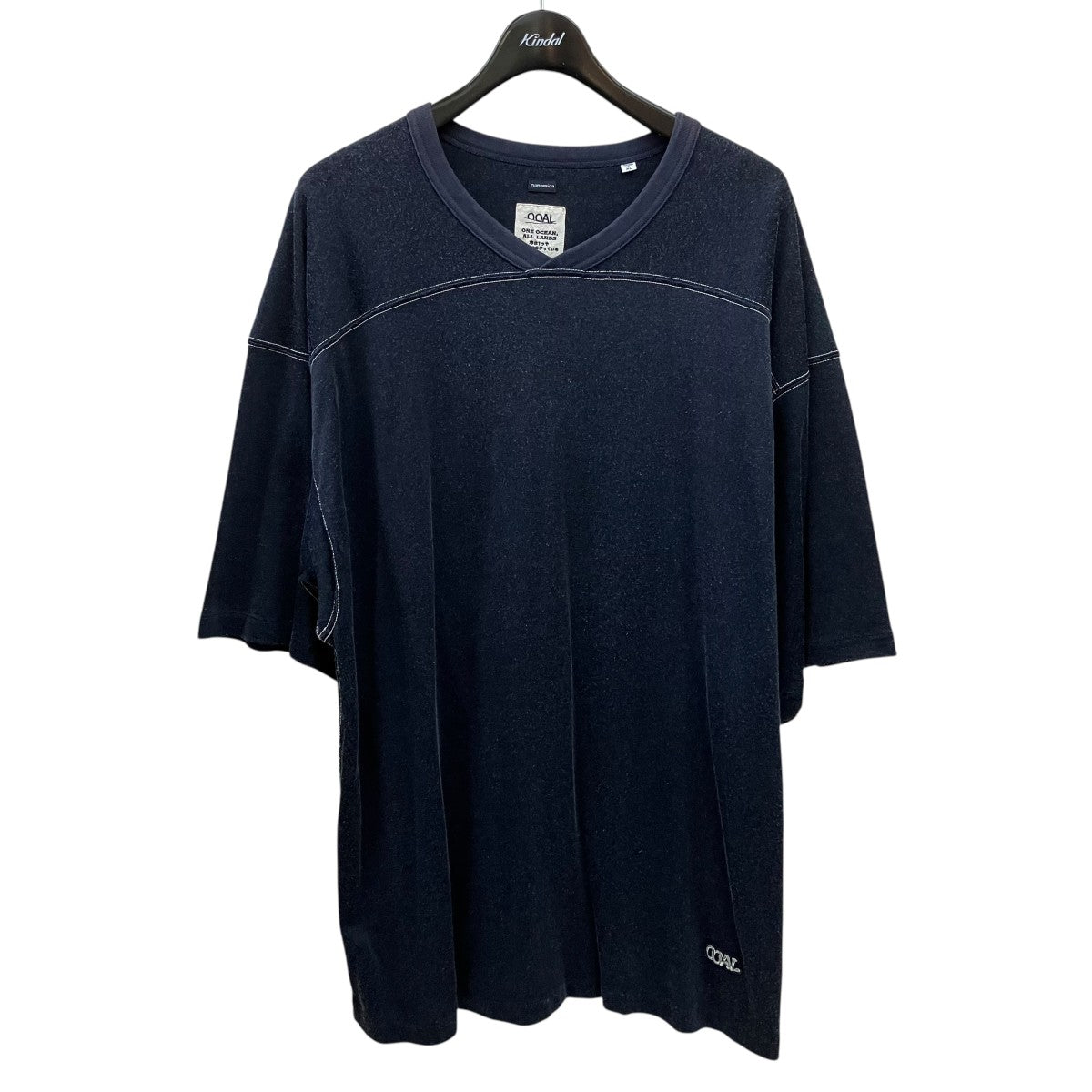 nanamica Midshipman Athletic Jersey TeeフットボールシャツSUHS414 古着・中古-1枚目のアイテム画像