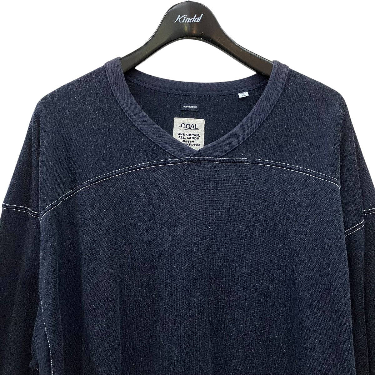 nanamica Midshipman Athletic Jersey TeeフットボールシャツSUHS414 古着・中古-3枚目のアイテム画像