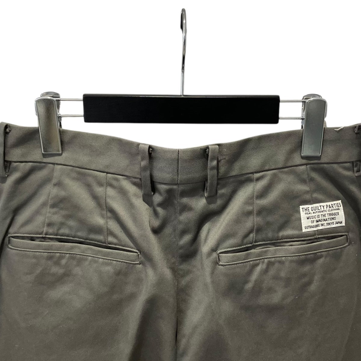 WACKO MARIA コットンプリーツパンツタックパンツ 古着・中古-5枚目のアイテム画像
